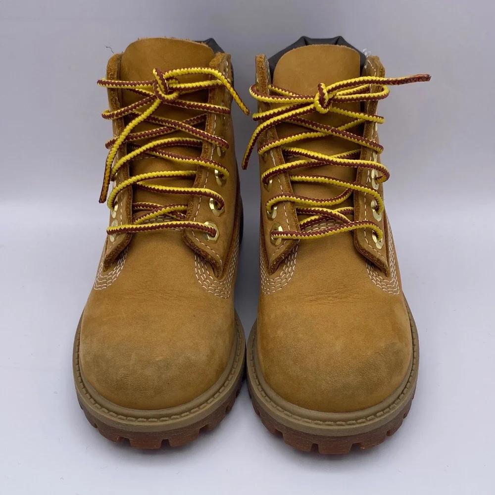 Timberland Boys 6 Inch Waterproof Boots Wheat Nubuck Classic Toddler Size 9M